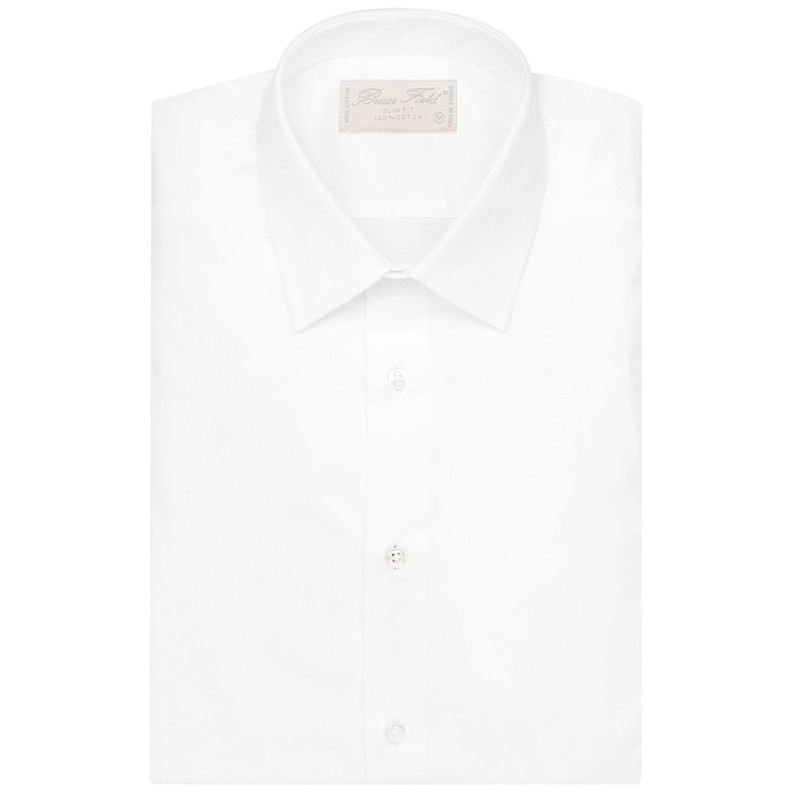 Chemise Benton cintrée en twill pur coton Medici