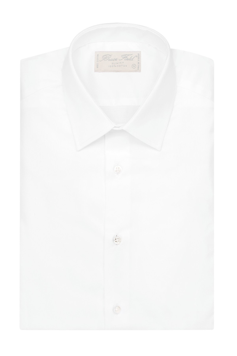 Shirt slim fit print smart 100% cotton