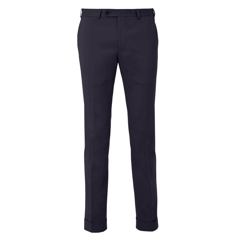 Pantalon ajusté coton stretch fin Paride