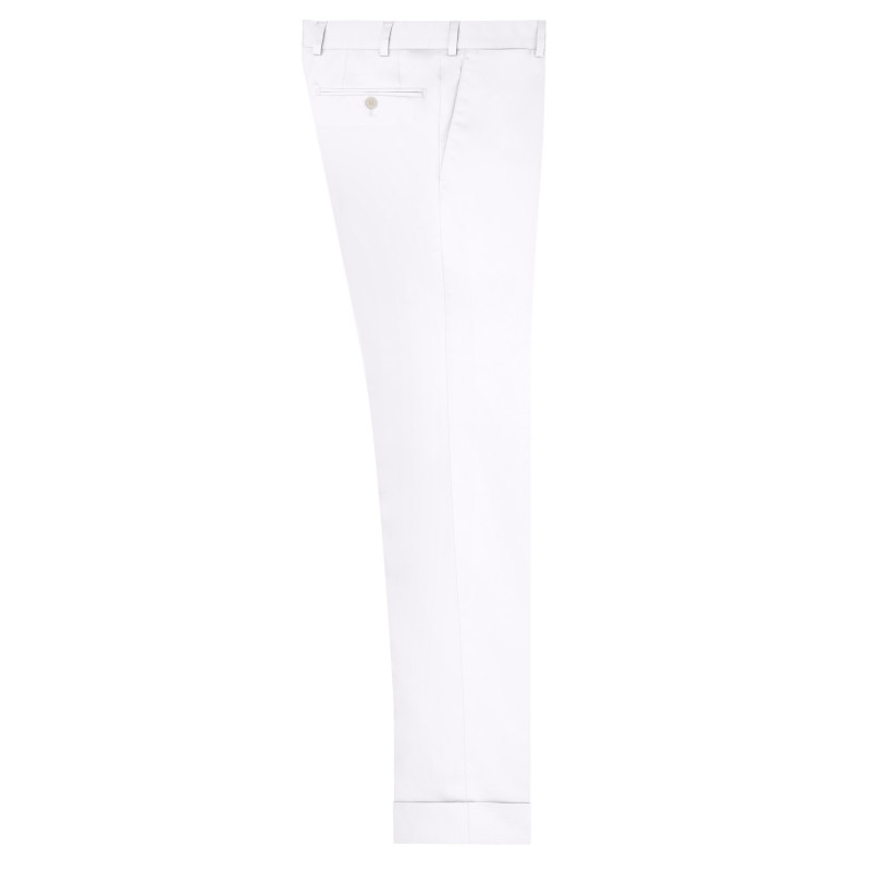 Pantalon ajusté coton stretch fin Paride