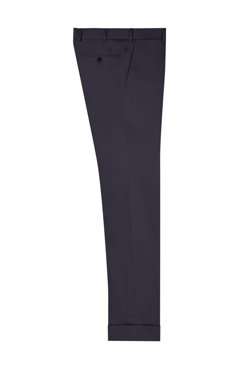 Pantalon ajusté coton stretch fin Paride