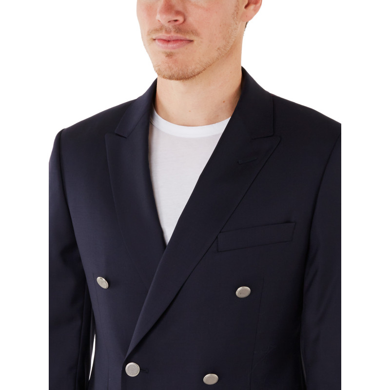 Blazer Man with golden buttons wool Reda