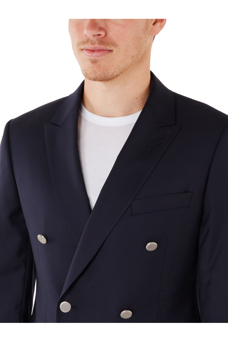 Blazer Man with golden buttons wool Reda