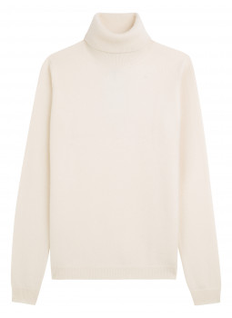 Cashmere and Wool Turtleneck Pullover