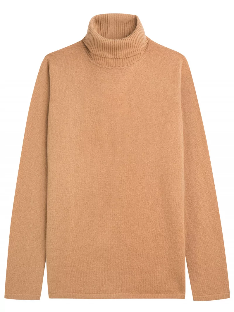 Sweater, women turtleneck cashmere and wool