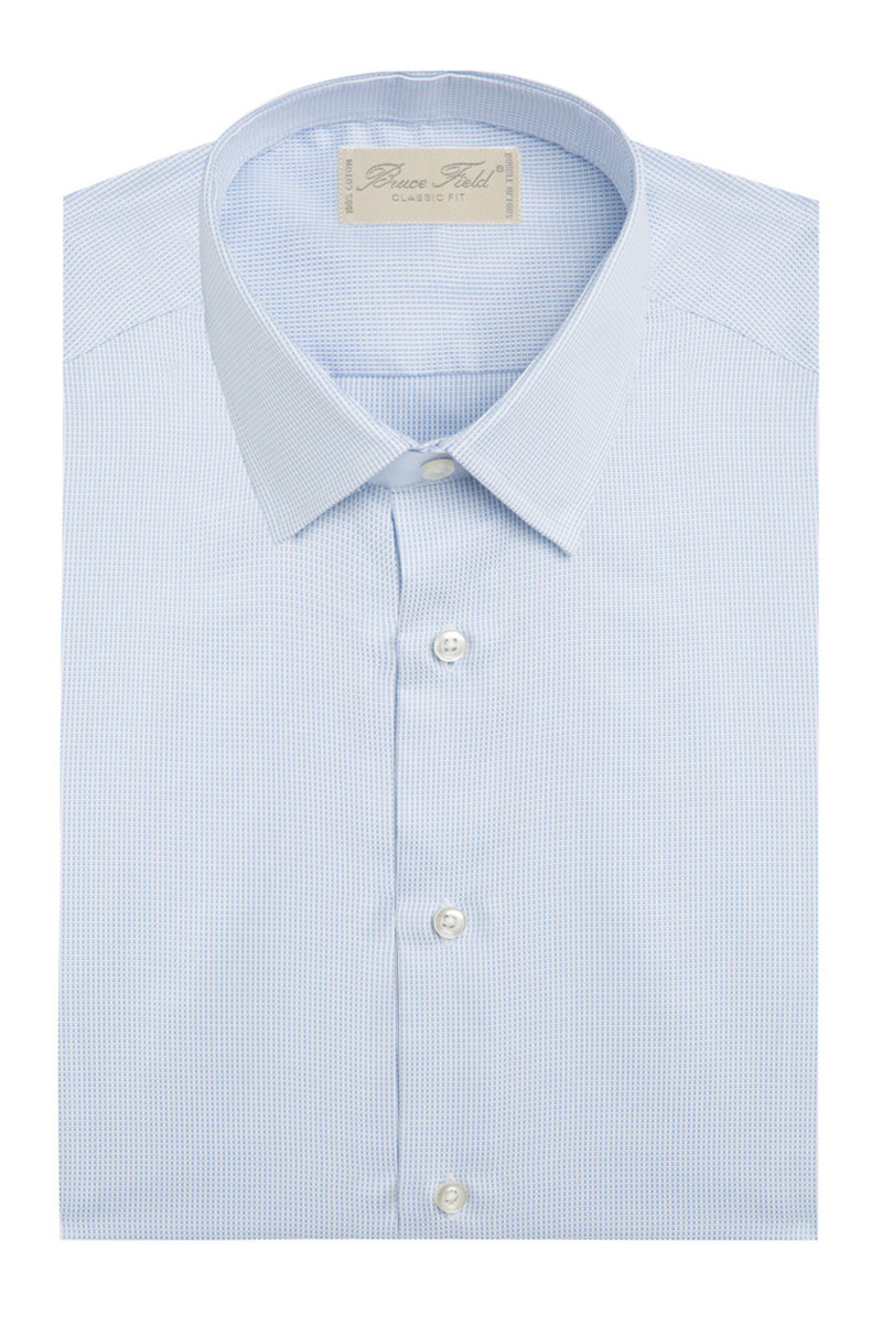 Chemise coupe classique pur coton piqué