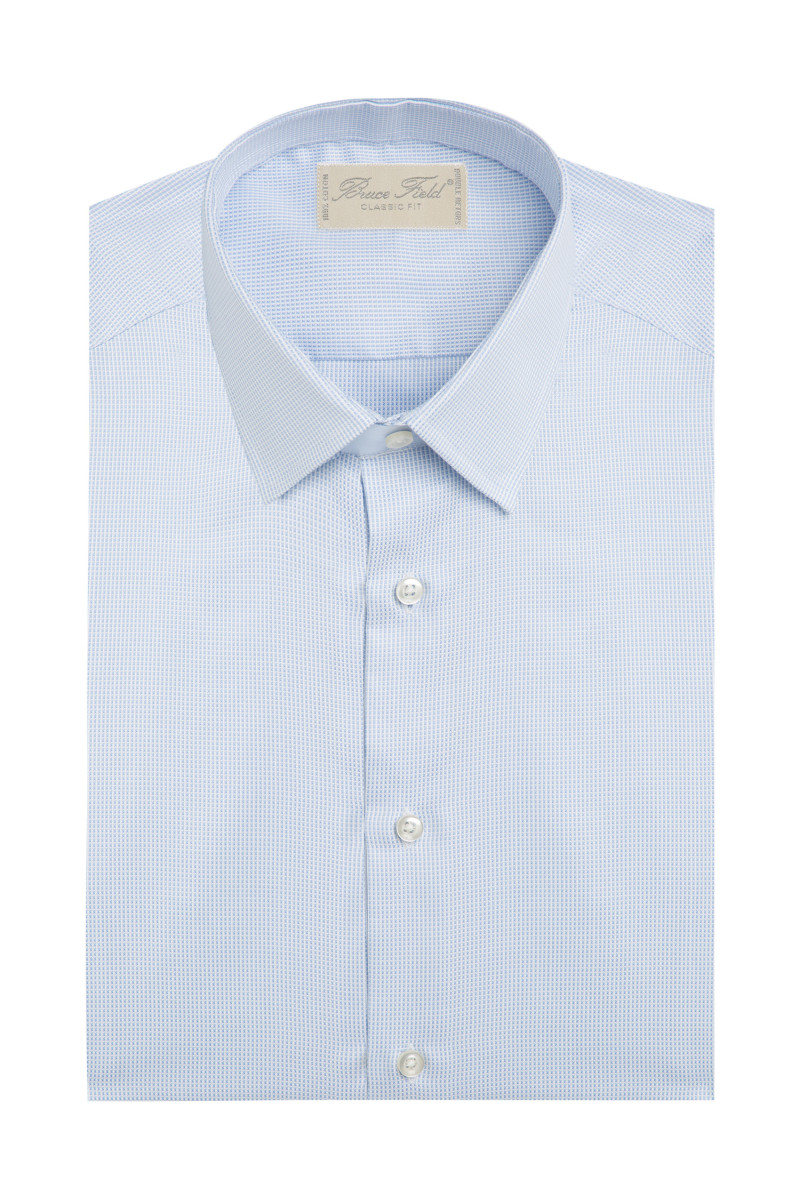 Shirt together with straight-cut cotton piqué