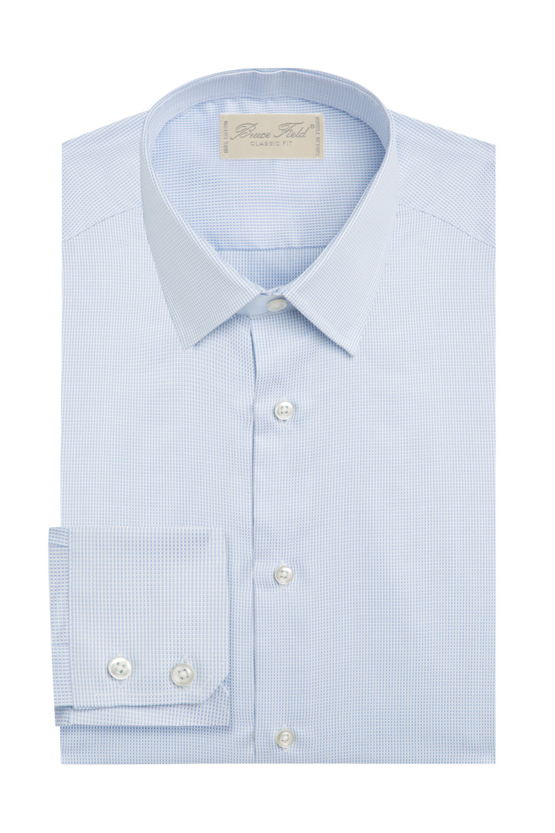 Chemise coupe classique pur coton piqué