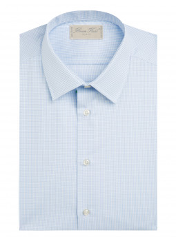 Shirt slim fit with small tiles