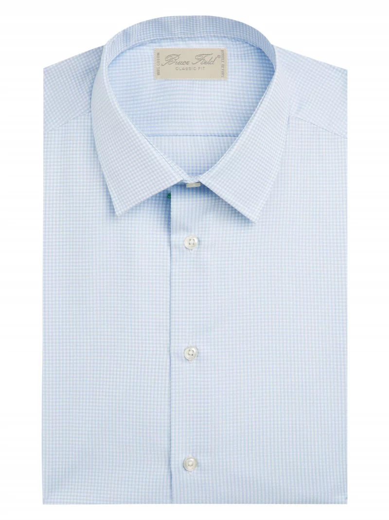 Straight shirt with small tiles