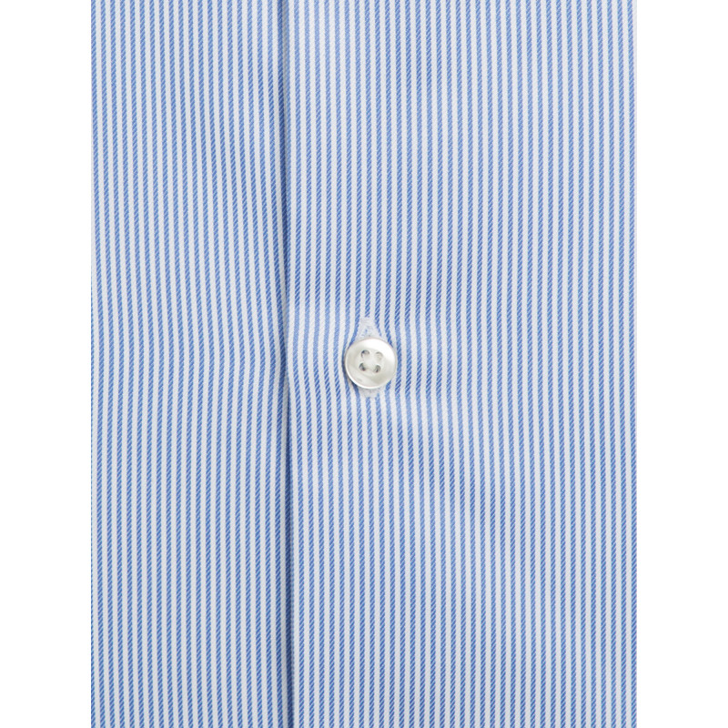 Classic shirt sky thin blue stripes