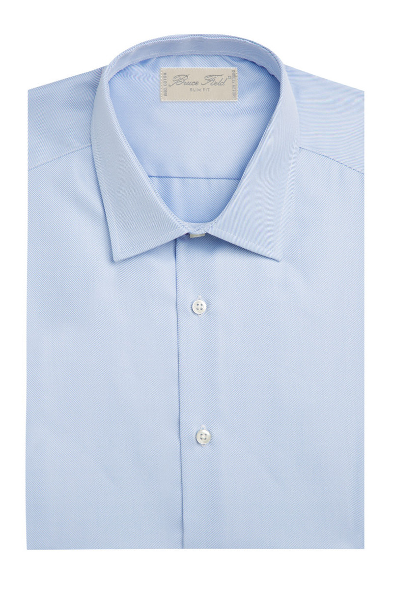 Chemise Benton cintrée en twill pur coton Medici