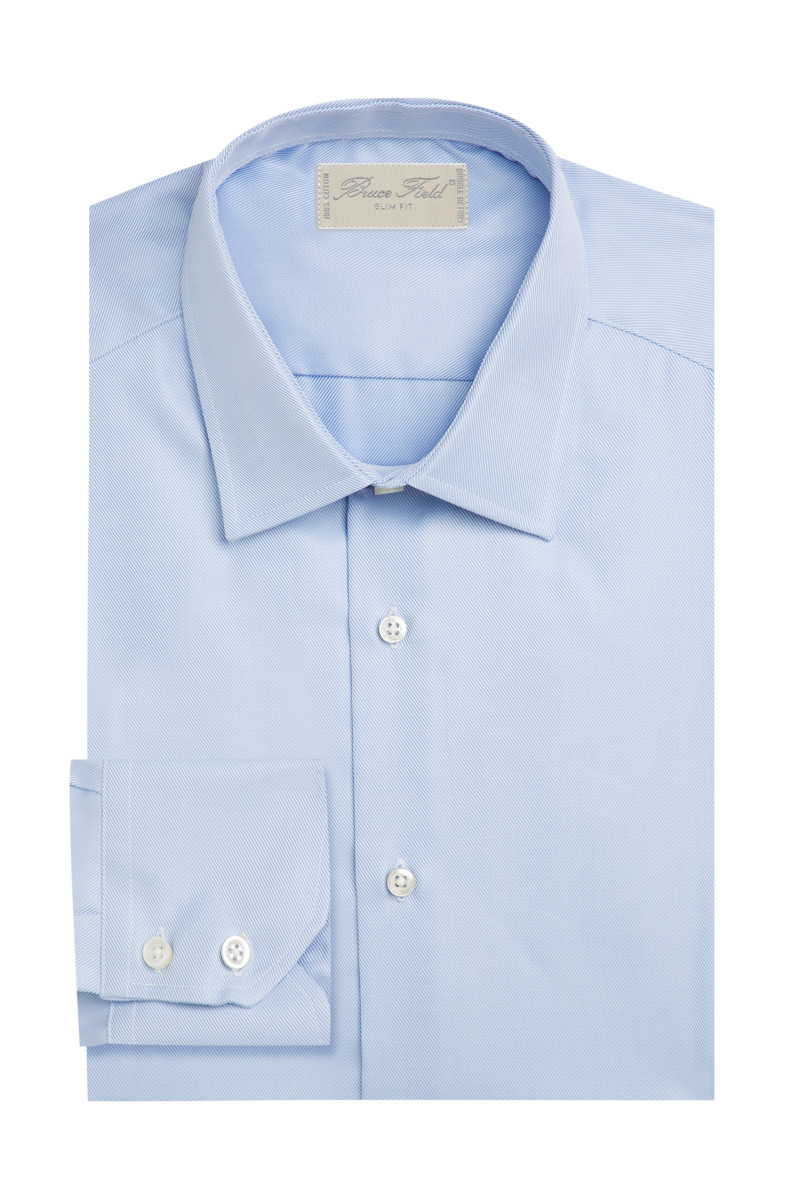 Chemise Benton cintrée en twill pur coton Medici