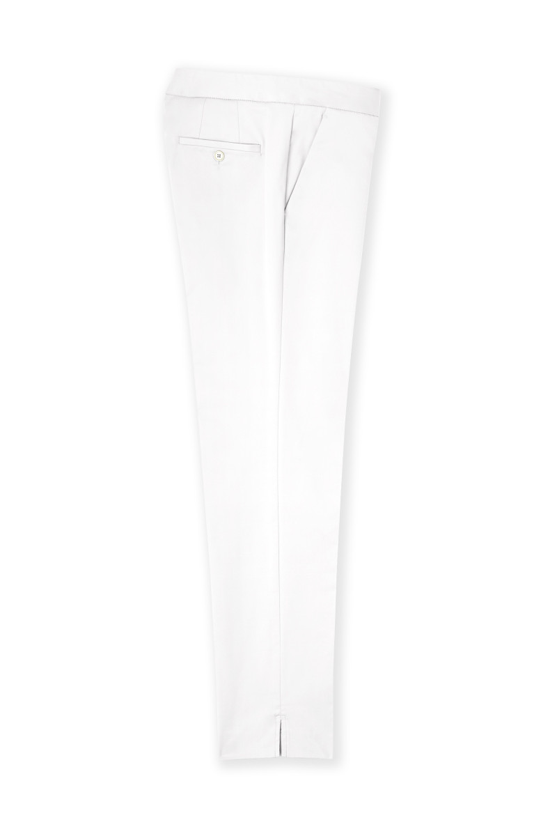 Pants in cotton slightly stretch cut cigarette