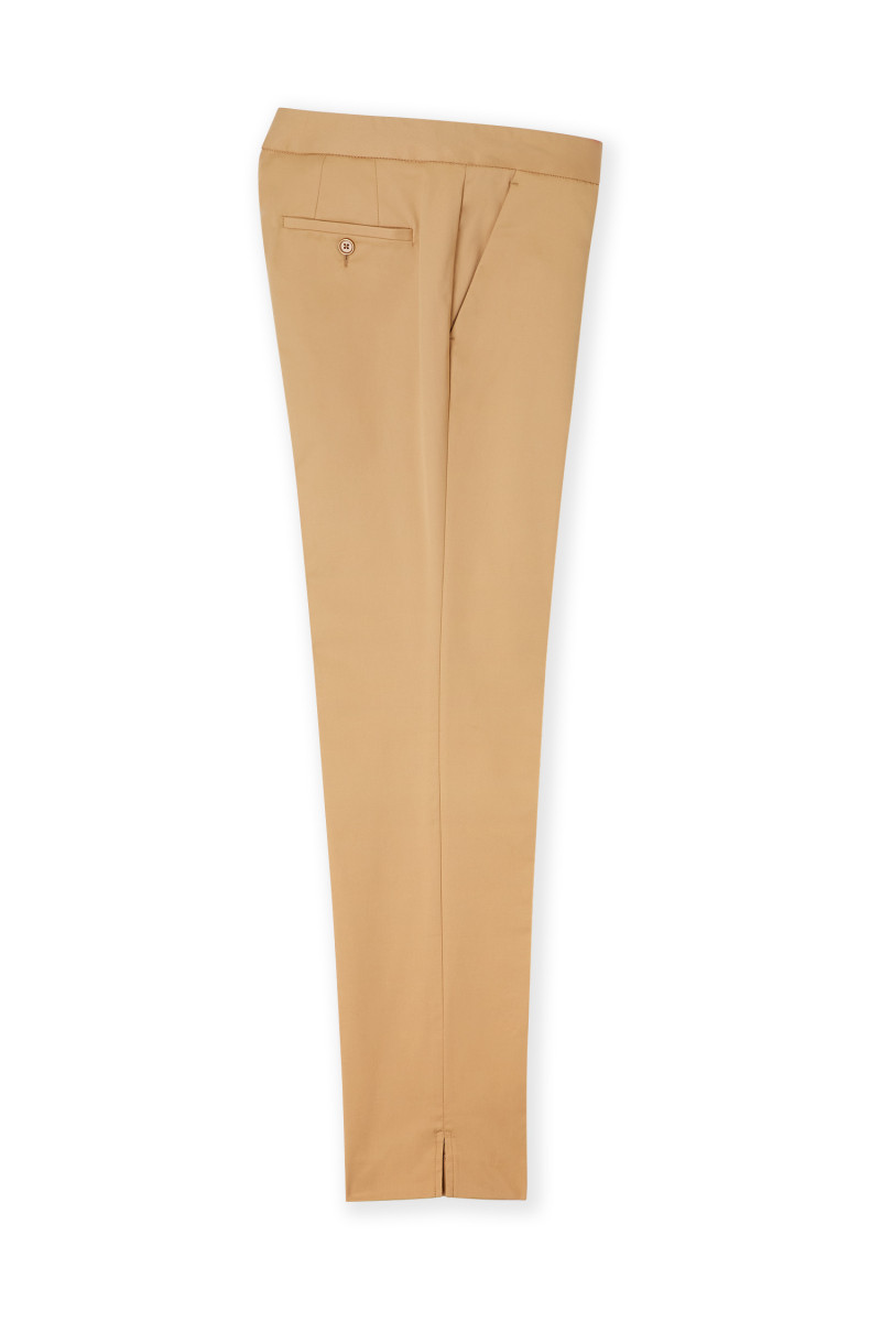 Pants in cotton slightly stretch cut cigarette