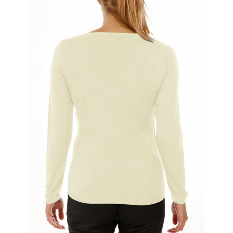 Sweater women V-neck knit bamboo cashmere