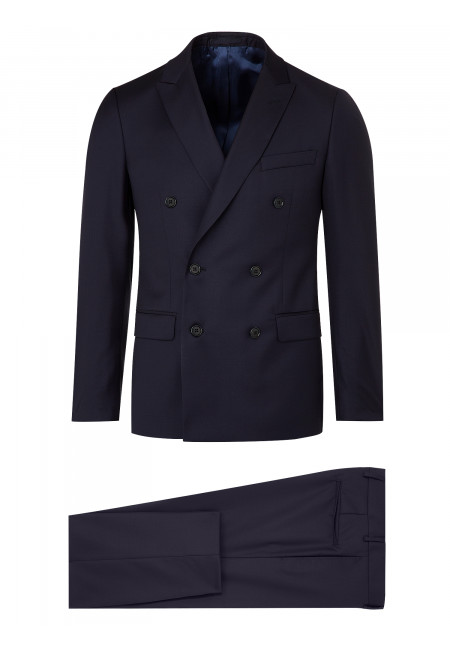 Costume Mathias croisé ajusté pure laine Super 110's Vitale Barberis Canonico