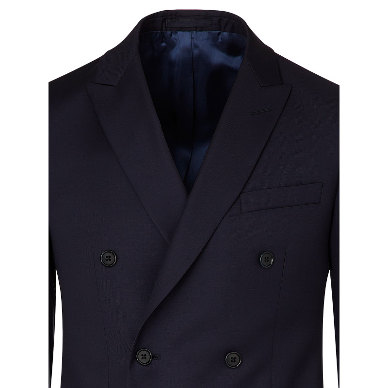 Costume Mathias croisé ajusté pure laine Super 110's Vitale Barberis Canonico