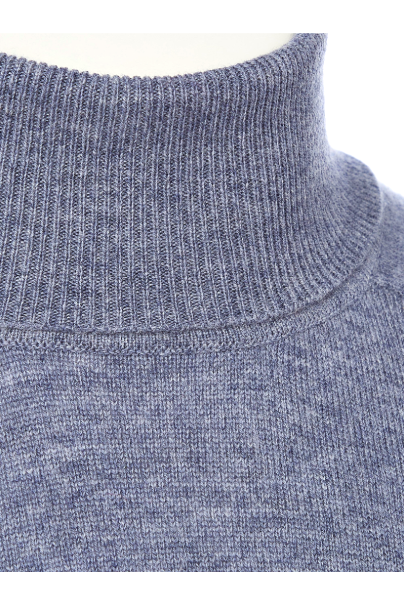 Pull Col Roule en laine et cachemire homme