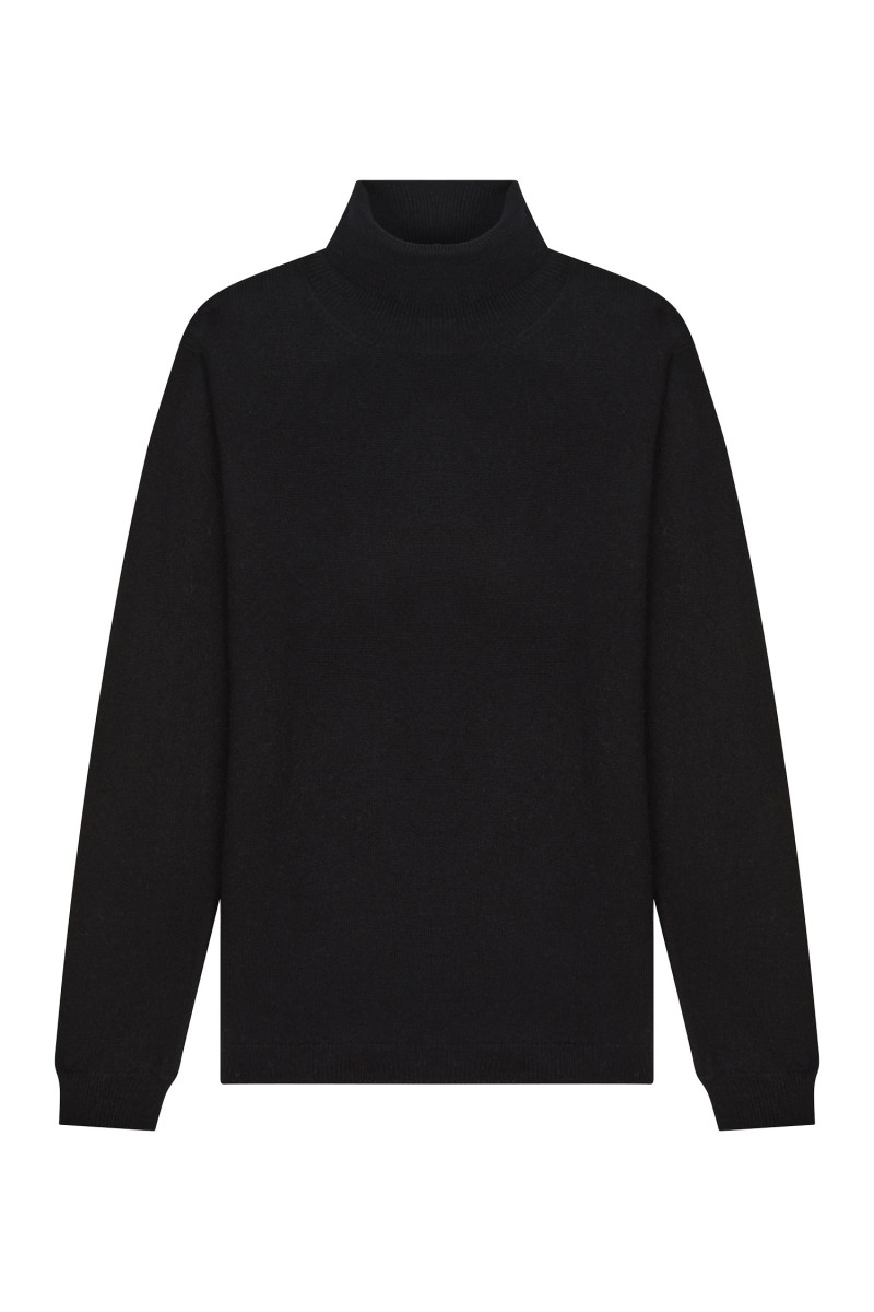 Pull Col Roule en laine et cachemire homme