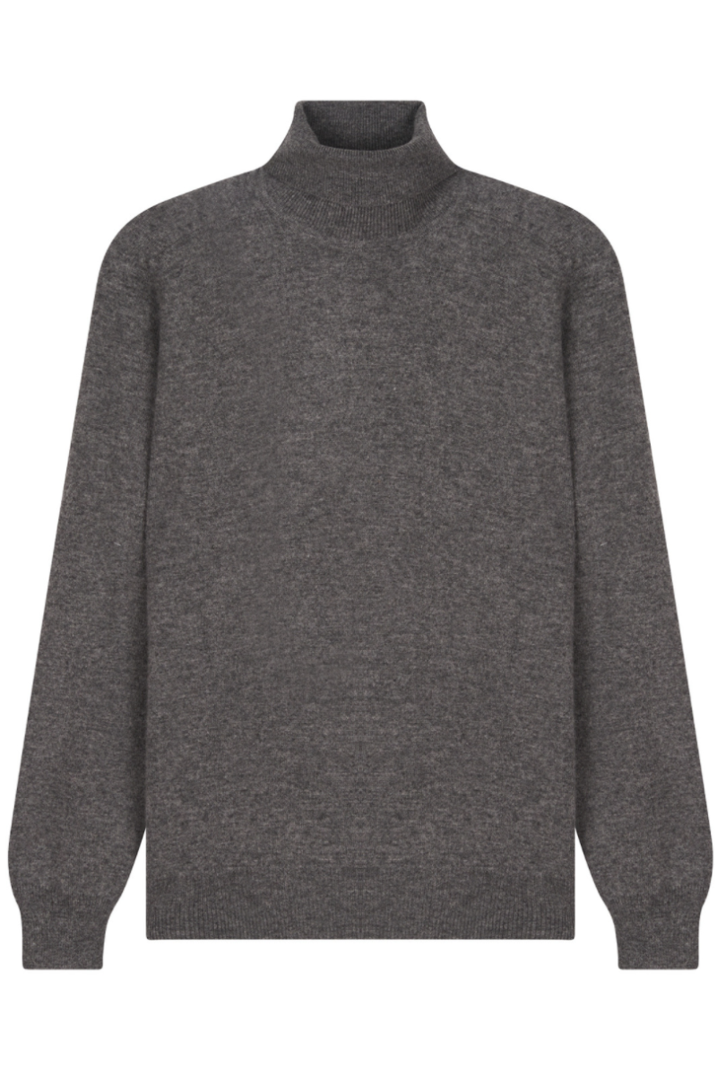 Pull laine cachemire col roulé GG12