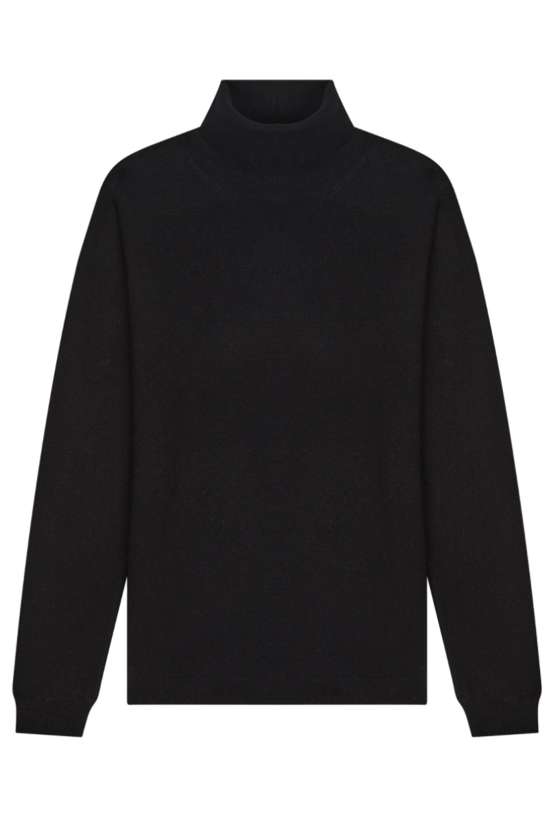 Pull Col Roule en laine et cachemire homme