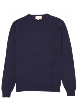 Mens sweater round neck 100% Merino Honeycomb