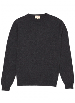 Mens sweater round neck 100% Merino Honeycomb