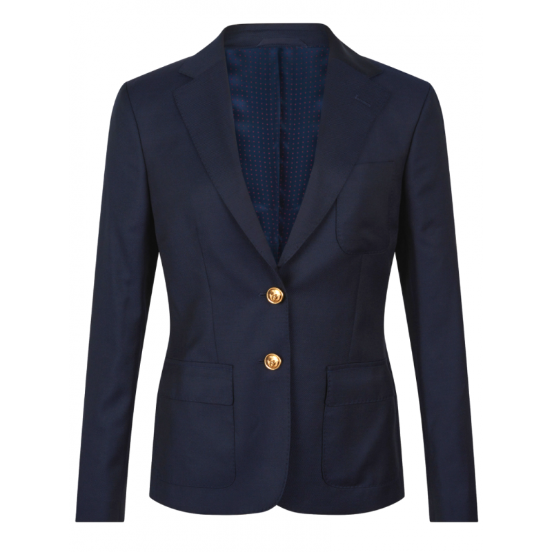 Blazer pure laine à boutons dorés Lauren