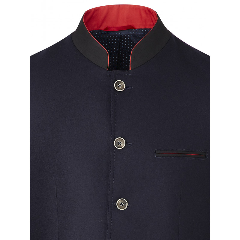 Veste Col mao-Flanelle