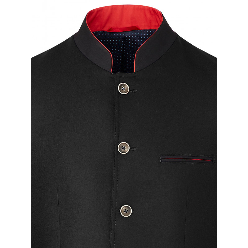 Veste Col mao-Flanelle