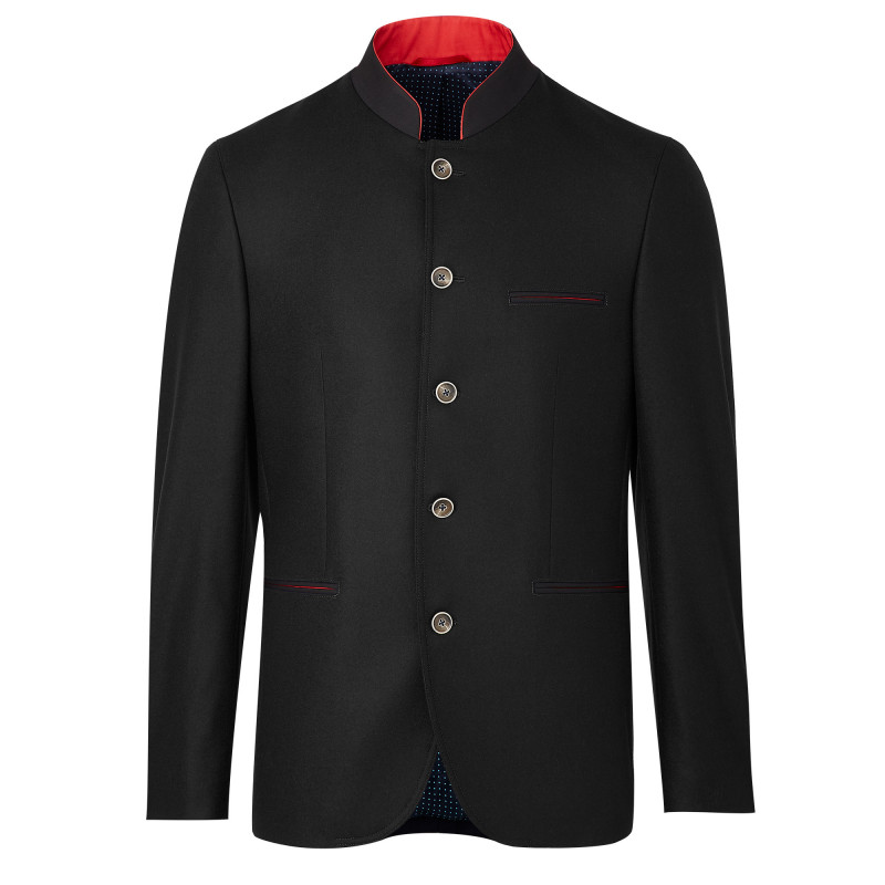 Veste Col mao-Flanelle