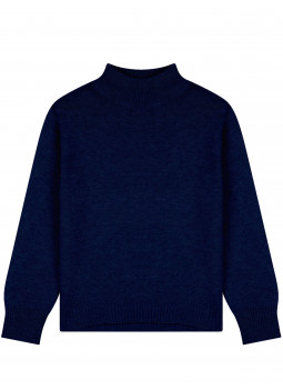 Woman's Wool and Cashmere High Collar Sweater