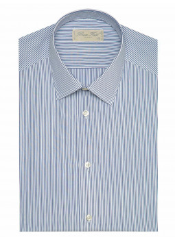 Men's slim fit shirt with thin stripes