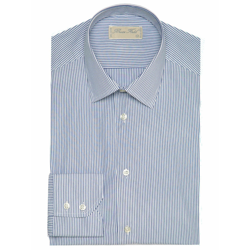 Men's classic fit shirt with thin stripes