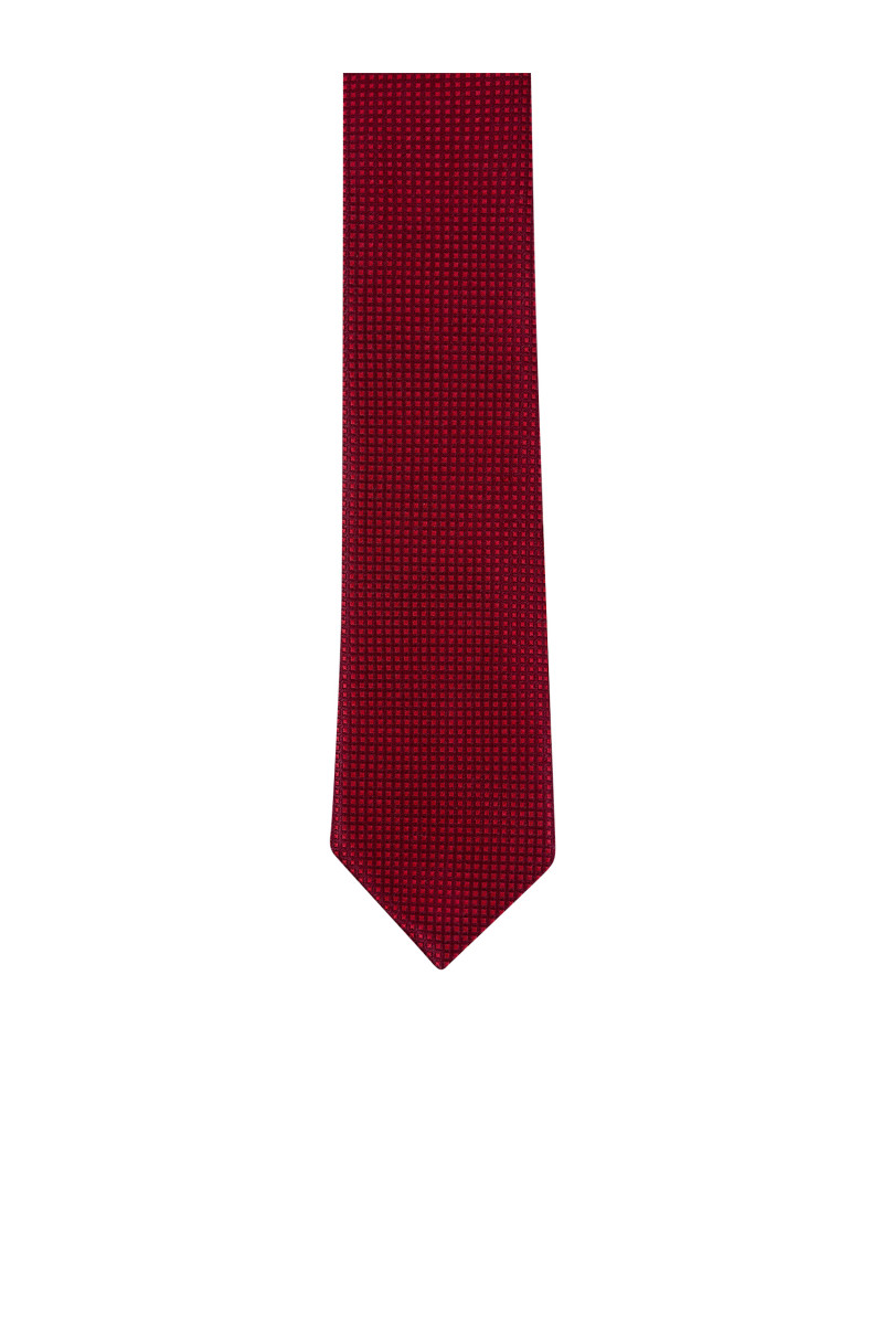 Tie in pure silk with stripes