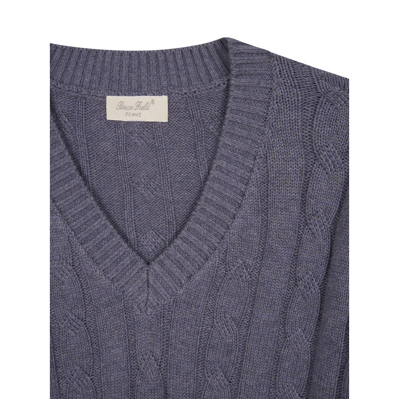 Sweater, women turtleneck cashmere and wool