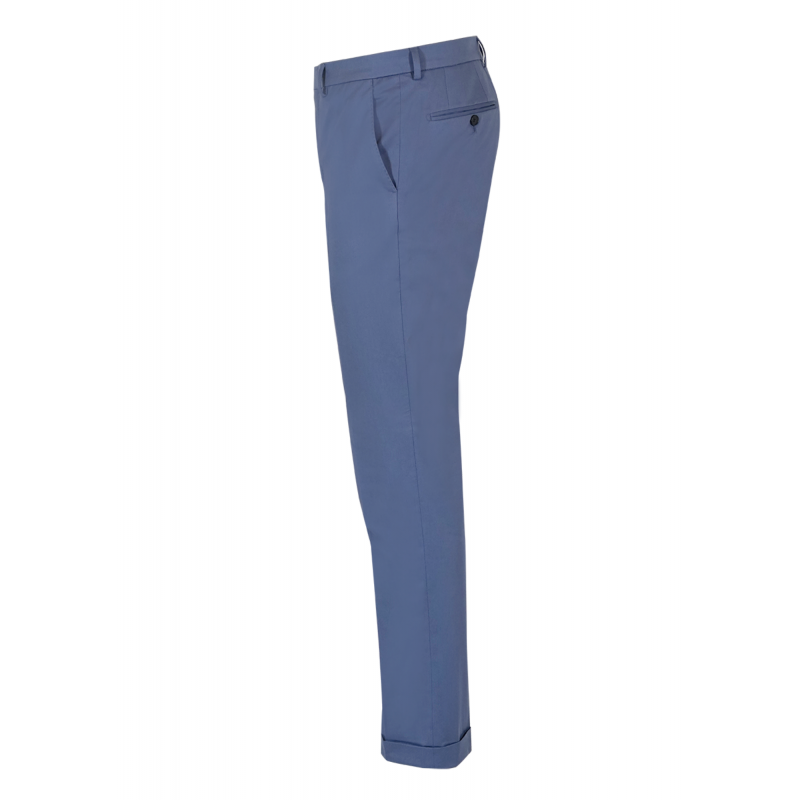 Pantalon ajusté coton stretch fin Paride