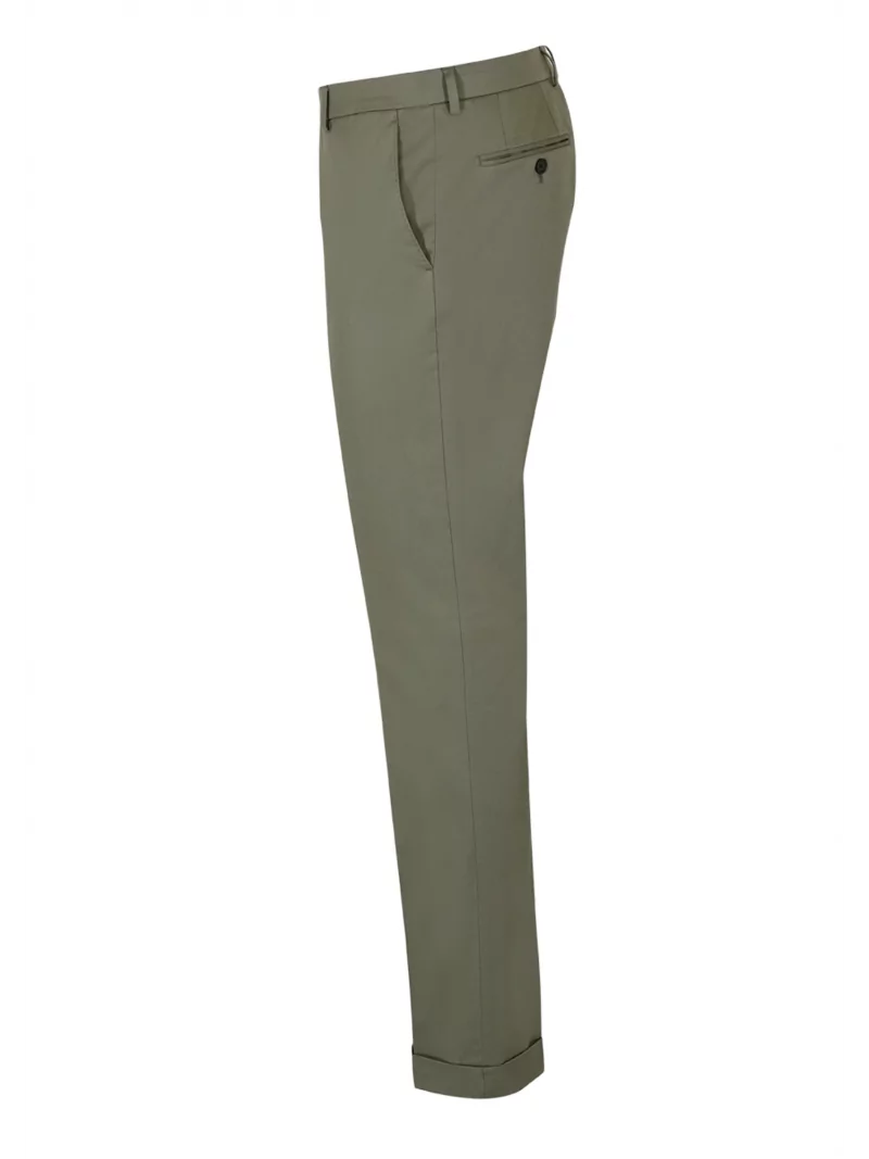 Pantalon ajusté coton stretch fin Paride