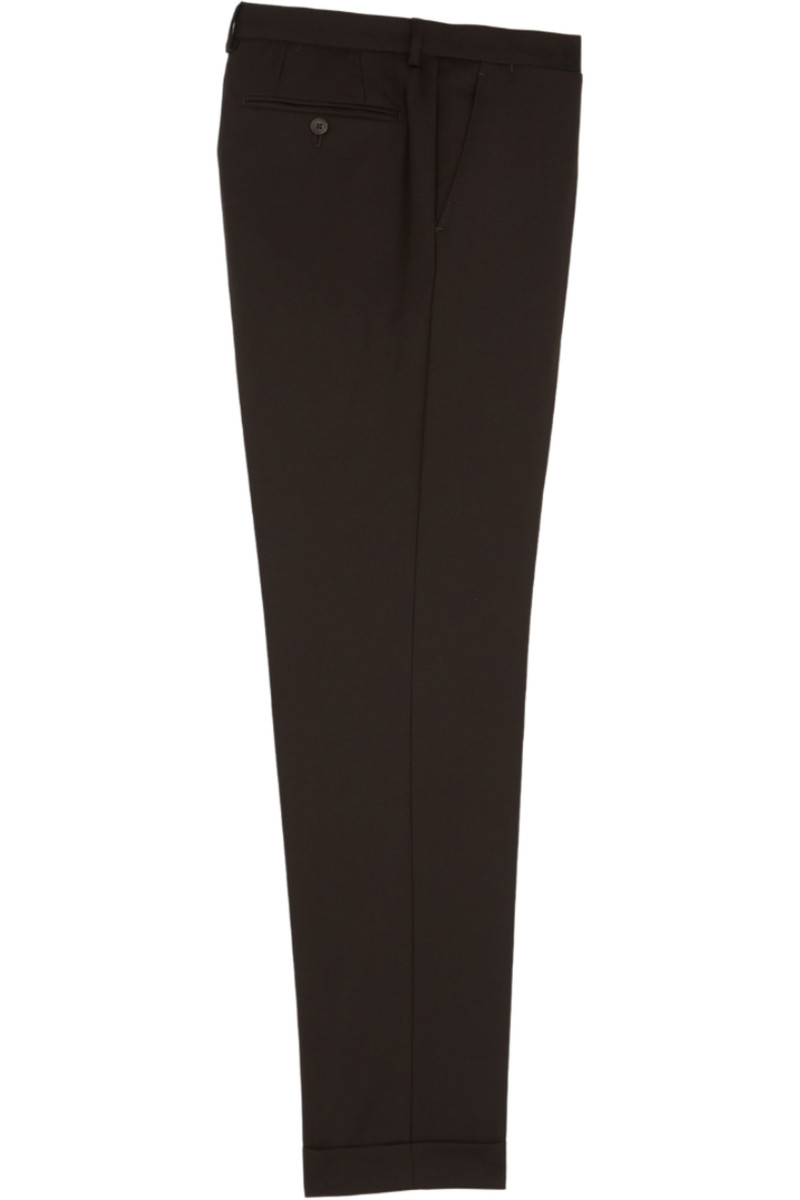 Pants in Tartan 100% Wool straight-cut