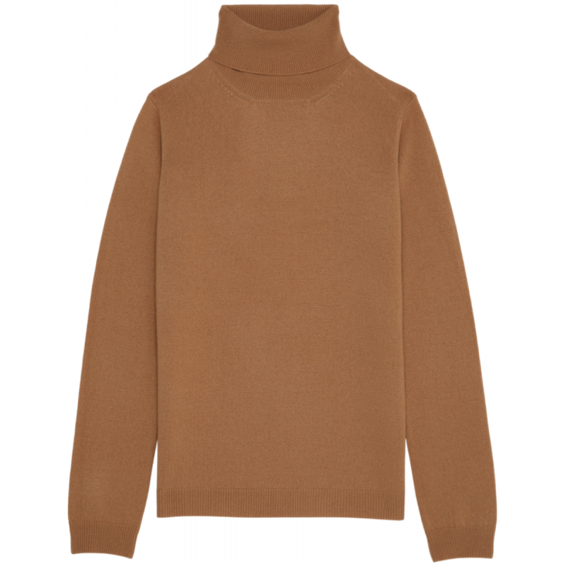 Cashmere and Wool Turtleneck Pullover