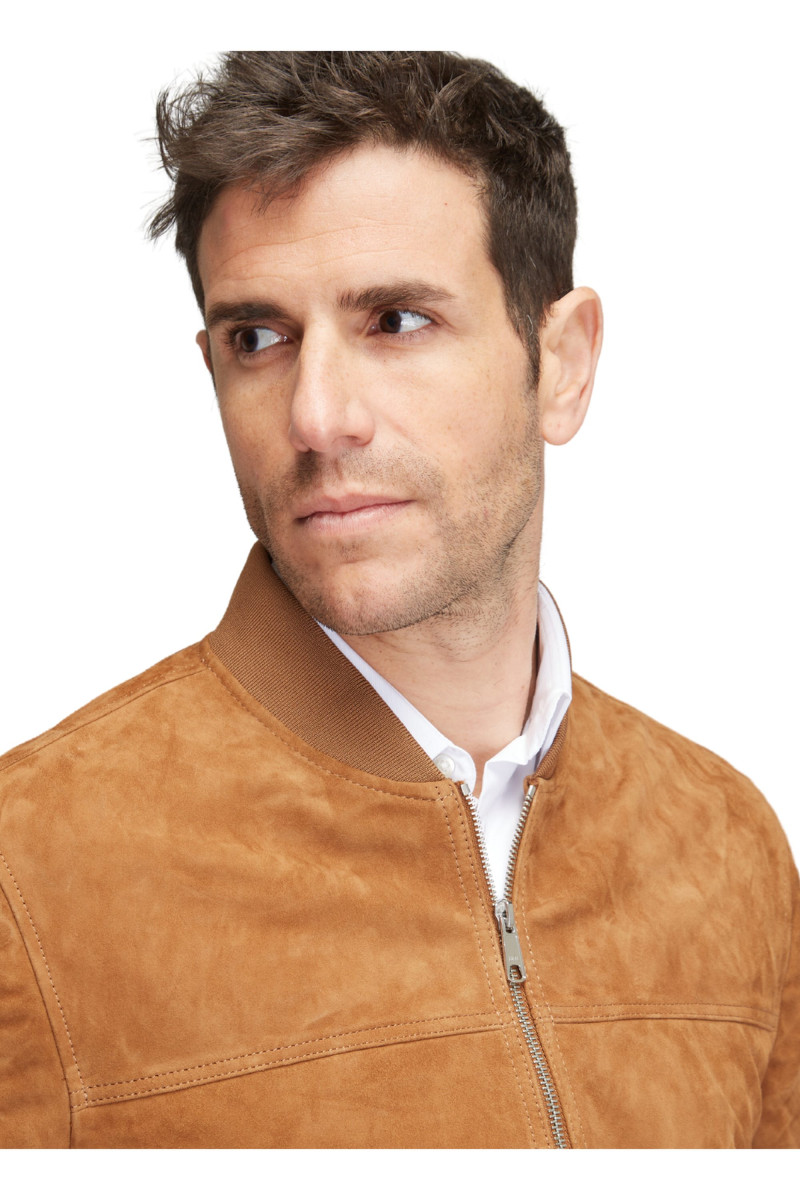 Blouson Teddy en daim