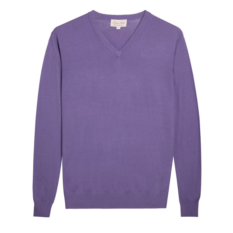 Mens sweater 100% cashmere end V-neck