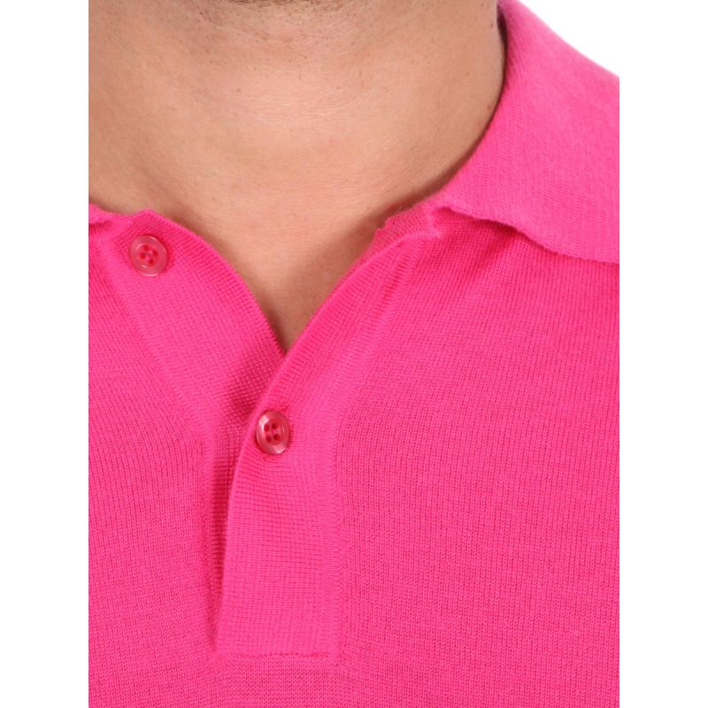 Polo homme en pur cachemire fin