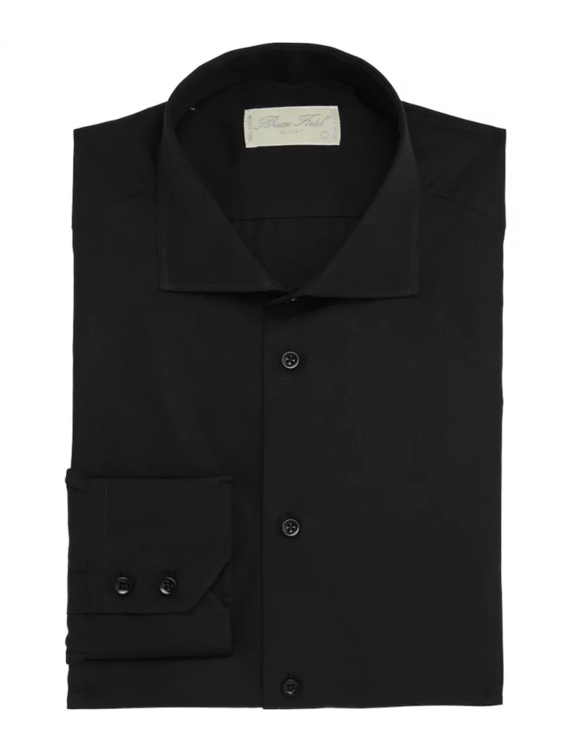 Shirt slim fit classic pure cotton Italian collar