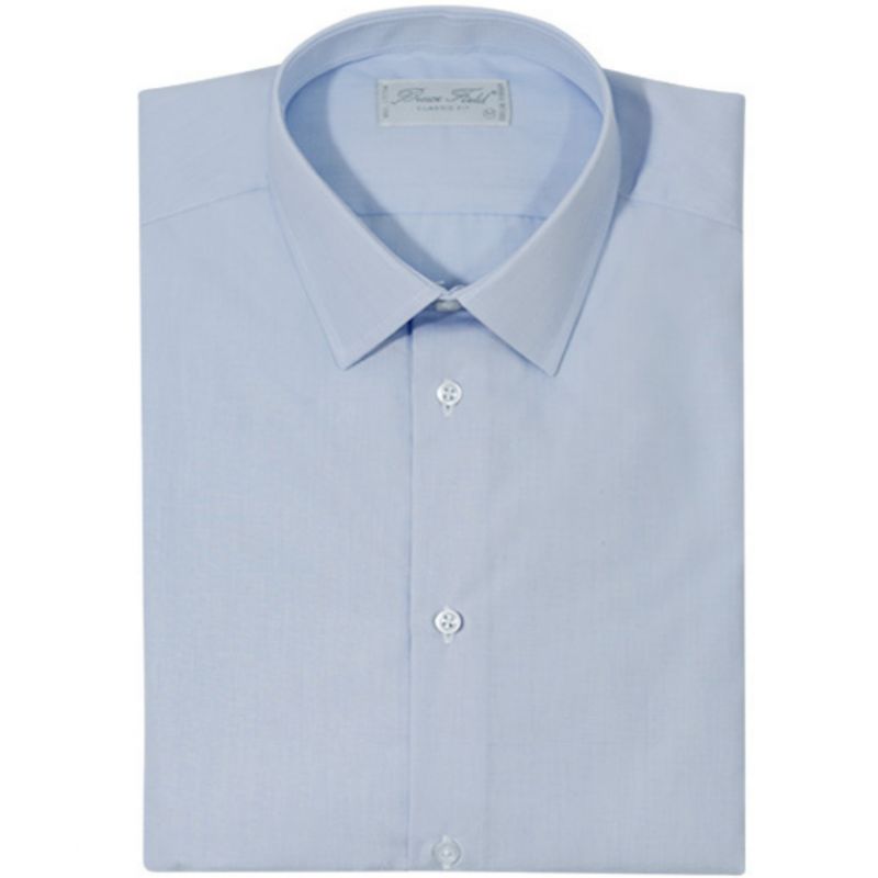 Chemise classique en pur coton fil à fil 