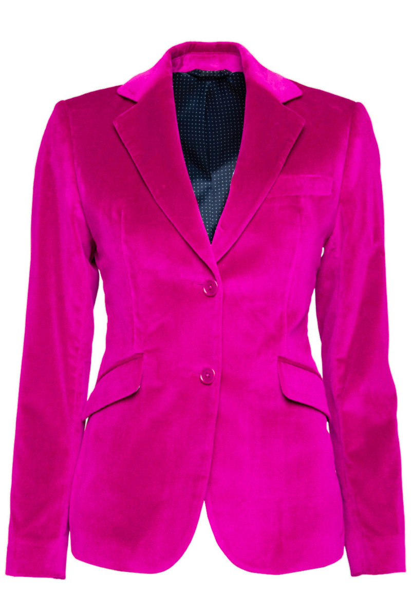 Blazer Daniela bodices with buttons in velvet