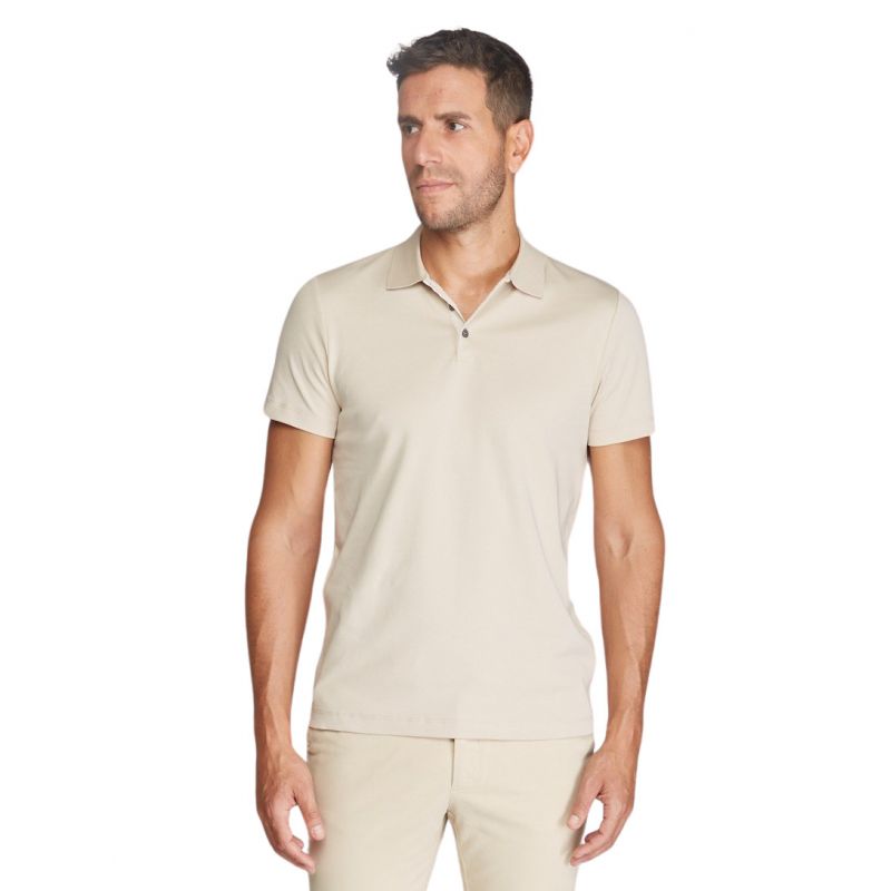 Polo homme en pure coton jersey