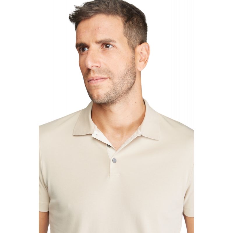 Polo homme en pure coton jersey