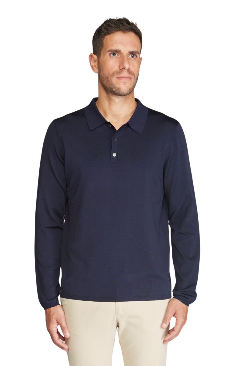 Polo Viscose manches longues